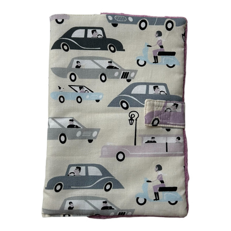 Etui / okładka na książeczkę zdrowia dziecka autka