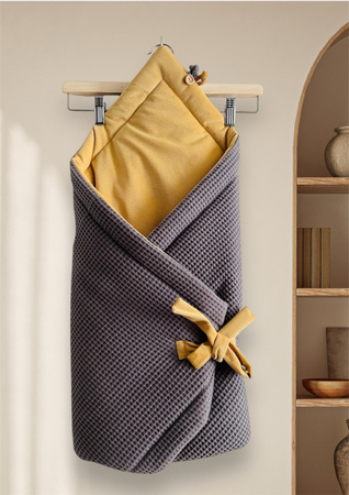 Rożek niemowlęcy musztarda/brąz