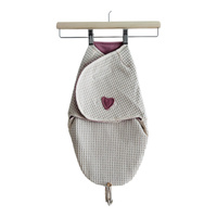 Otulacz niemowlęcy ocieplany różowo-kremowy